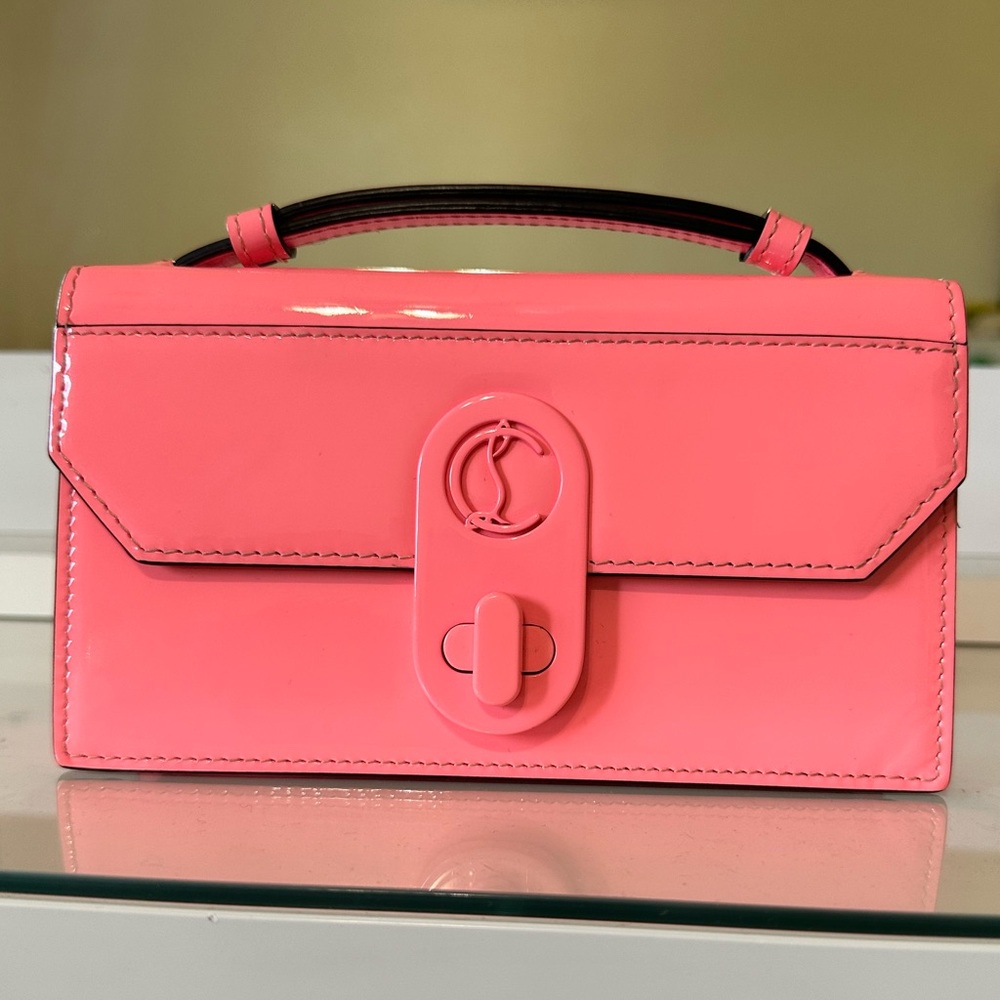 Christian Louboutin Elisa Baguette Bag Patent Small